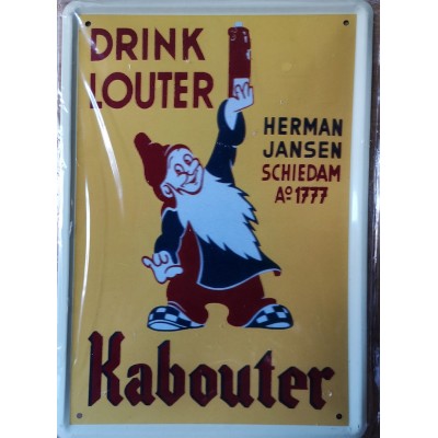 Louter Kabouter jenever bord Louter Kabouter jenever bord